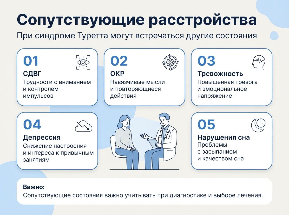 Лечение синдрома Туретта в Корсакове инфографика
